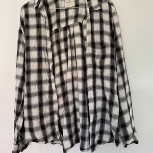 ❣️2/$16❣️American Eagle boyfriend flannel
